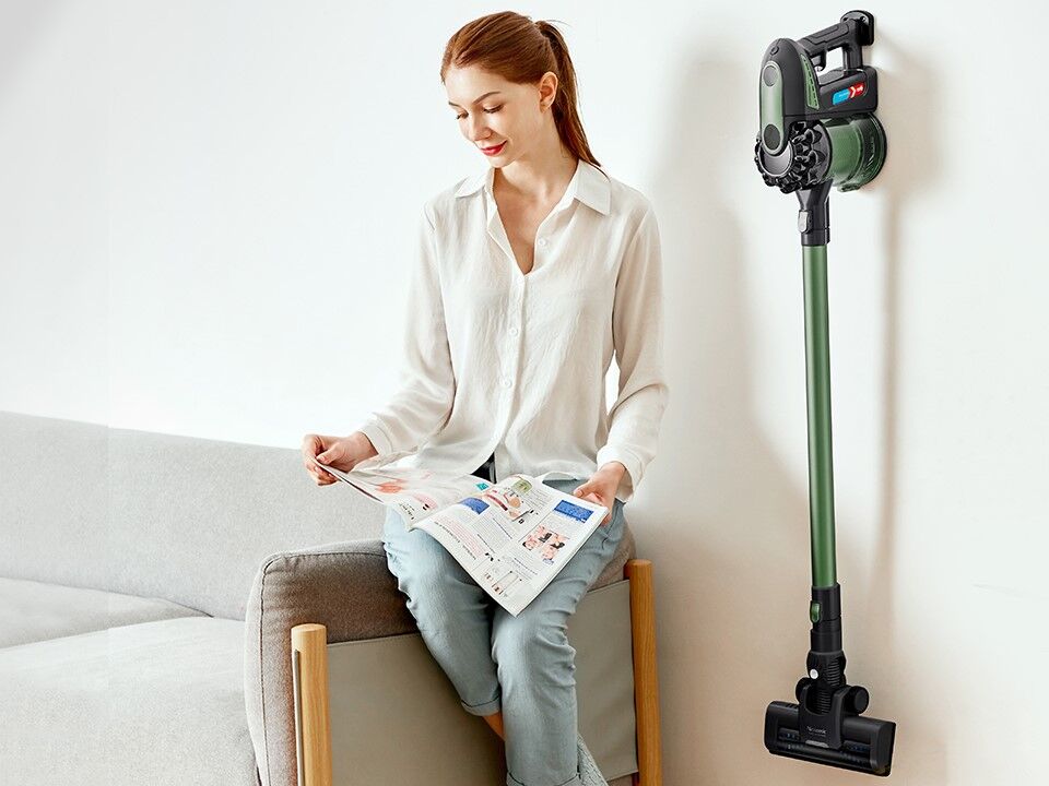 aspirateur balai proscenic support mural